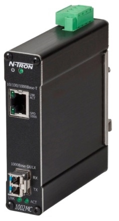 Red Lion N-Tron Gigabit Media Converter - 1002MC-LX-40