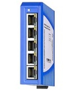 Switch industriale unmanaged 6 porte Fast Ethernet + 2 porte fibra