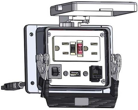 Mencom RJ11-07 Panel Interface Connector Cable, RJ11, 7 Feet