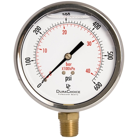 DuraChoice PB405L-600 Pressure Gauge, 4